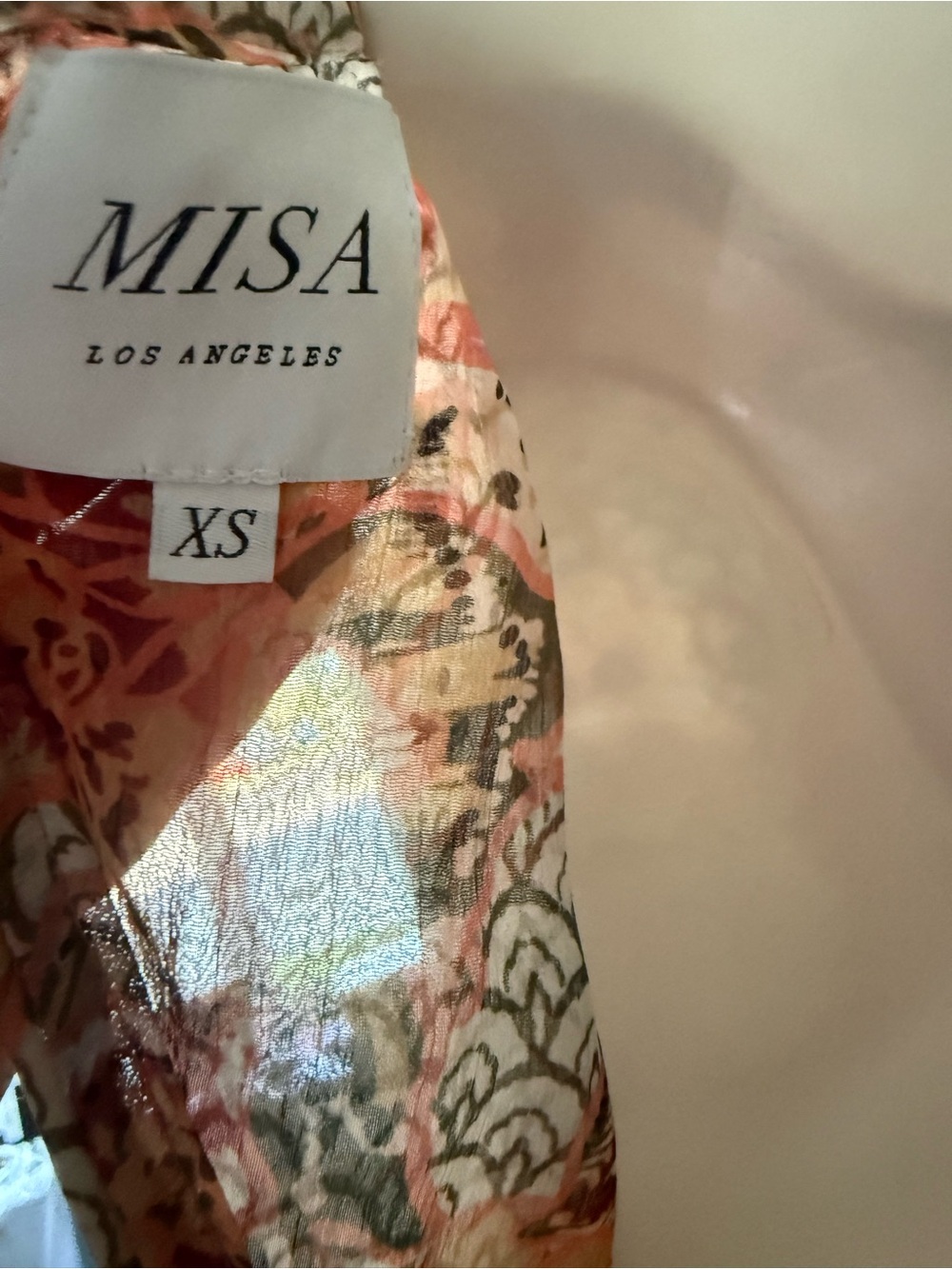 Misa Los Angeles Anahita dress Floral Tiered Maxi Dress - XS - Picture 9 of 9